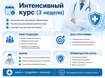 Реабилитация за 21 день в Богдановиче